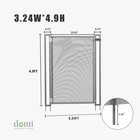 Domi 5ft Self-closing Pool Fence Gate Kit W  Safety Lock  Weatherproof  gray 