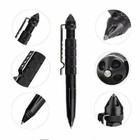 2pcs Multi-functional Tactical Pen Emergency Glass Breaker Writing Ballpoint Pen