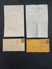 1862 Antique National Marine Bank St Paul Mn 4 Letters Envelope Turrell Northrup