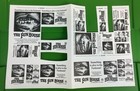 The Fun House Movie Mini Ad Sheet Vintage Promo Advertising Clip Art Horror Cut