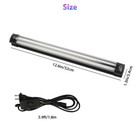 Uv Black Light Bar Fixtures Ultraviolet Lamp Strip Us Plug Dj Party Club 48led