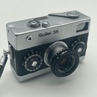 Vintage Rollei 35 Carl Zeiss Tessar 40mm 1 3 5 Lens Parts Untested As-is