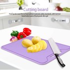 Food Grade Silicone Flexible Cutting Board Chopping Board Non Slip Cutting Bo   