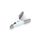 Factorduty 100 Pcs  2  Inch Spring Metal Clamps Wholesale 100 Pcs Gray  Gray