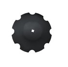 20  Flat Center Notched Disc Harrow Blade 1-1 8  Square Bore 7 Gauge N207118fc