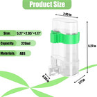 Bird Water Dispenser Bird Cage Feeder Parakeet Cage Accessories 2 Pcs