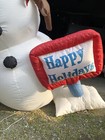 8ft Rare Christmas Inflatable Snowman   read Description 