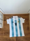 Argentina National Team 2018 2019 Away Jersey Soccer Adidas M  World Cup Messi