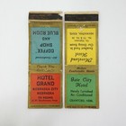 Vintage 8 Matchbook Cover Matchcover Lot Hotel Motel 