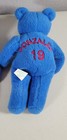 Salvinos Bammers Plush Bears  19 Gonzalez Blue With Numbers 6 5 In