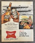 1957 World Series Program - Milwaukee Braves Vs New York Yankees - Game 4 Scored
