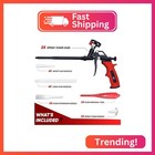 Professional Expanding Foam Spray Gun  2 Insulation Guns   18 Extenders