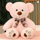 Teddy Bear Plush Toy Soft Stuffed Bear With Bow Tie Gift For Kids 50cm