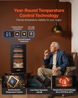 Vevor 23l Electric Cigar Humidor Cooler Cabinet 150 Counts Cooling Temperature