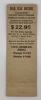 1940   s Topless J   D Texaco Service Station Matchbook Cover Queens Nyc Sprite