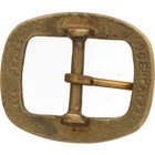 Brass New Hippie Minimalist Hippy Retro Mcm Boho Nos 1970s Vintage Belt Buckle