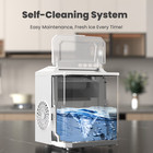 Concetta Countertop Ice Maker  9pcs In 6 Mins  26lbs 24h  Bullet Ice Maker 
