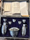 Exquisite Vintage Contemporary Japanese Saki Service Signed Complete With Box
