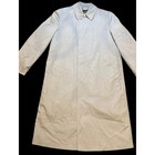 Vintage London Fog Mens 40 Long Sage Raincoat Thinsulate Made Usa Flaws