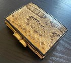 Vintage Genuine Snakeskin Wallet With Coin Pocket