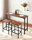 Vevor Bar Table 3pcs 47    Bars Tables Set With Rounded Edge Design