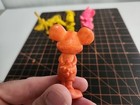 Vtg Disney Minnie Mickey Donald Pluto Pink Red Yellow Rubber Figures Hong Kong