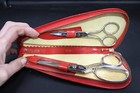 Vtg Set Of 2 Wiss Trimline Scissors 765 5    4127 7  In Case