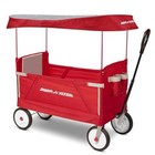 3 In 1 Foldable Stroller Wagon All Terrain Adjustable Handle Canopy Kids Cargo