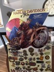 Harley Davidson Pins On Old Harley Display Great Condition  