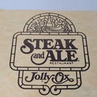 Vintage Steak And Ale Restaurant Menu Norfolk Va Jolly Ox 1970s 1980s