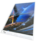 Star Trek - Limited  home To Qo nos  1994 Art Print Signed Herman Zimmerman
