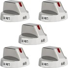 5x Gas Stove Range Knobs Switch Dg64-00473a For Samsung Cooktop Oven Nx58h5600ss