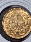1862  1 Gold Princess  Ms  Bu  High Rating      rare      scarce  