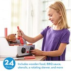 Melissa   Doug Rotisserie   Grill Wooden Bbq Play Set 24 Pc