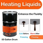 Oubulu 55 Gallon Drum Heater  Steel Barrel Heater Band Pad 55gal Orange