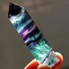 Colorful Natural Fluorite Quartz Crystal Wand Point Stone Healing 50g Gifts 2025