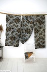 2 2y Vintage French Floral Cotton Curtain Fabric  C1940
