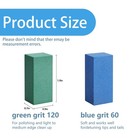2 Pcs Gummy Rubber Abrasive Blocks Soft Snowboard Gummy Stone For Removing Rust