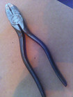 H  Boker 6-1 4  Linesman Pliers Tl-13a With U s  Army Leather Pouch