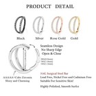 Double Hoop Nose Ring Cz Conch Helix Cartilage Piercing Jewelry Septum Ring