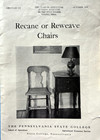 Vint  Seat Weaving Recaning Braiding Chairs  3 Sc Booklets