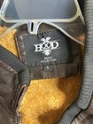 Hood Brand Faux Leather  Large Size Jacket  Warm Lining Lots Of Pockets