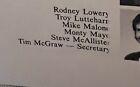 Tim Mcgraw College Yearbook Nlu Indians Northeast Louisiana Ulm Monroe 1987