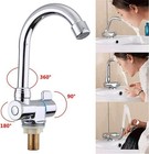 Caravan Boat Folding Faucet  360 Degree Rotation Single Handle Chrome 