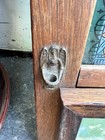 Antique Catholic Viaticum Sick Call Shrine Oak Pieta Last Rites Shadow Box