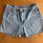 Vintage Levi Shorts Light Wash Size 16