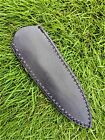 Genuine Black Leather Dagger Knife Sheath Fix Blade Knife Sheath With Back Clip