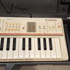 Rare Casiotone Mt-65 Electronic Keyboard With Power Supply And Hard Case  Tested
