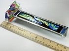 Goldsmith Kaleidoscope 9  Art Deco Dichroic   Irid  Stained Glass  2 Axles disks