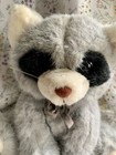 Vintage Russ Berrie Soft    n    Suede Raccoon Ricky W tags 8 